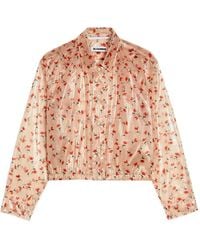 Jil Sander - Blouse Met Print - Lyst