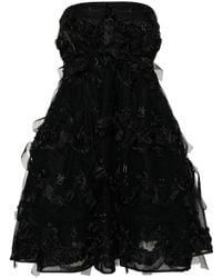 Simone Rocha - Ruffled Tulle Mini Dress - Women's - Nylon/acetate/polyamide/cupro - Lyst