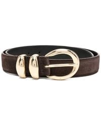 Sandro - Suede Belt - Lyst