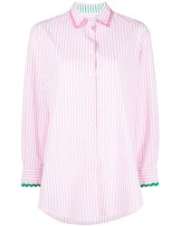 Mc2 Saint Barth - Striped Cotton Shirt - Lyst