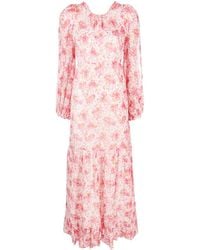 byTiMo - Jurk Met Bloemenprint - Lyst