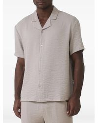 Mauvais - Fiorano Textured Short-Sleeve Shirt - Lyst