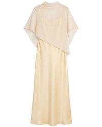 Reformation - Lilibeth Asymmetric Silk Midi Dress - Lyst