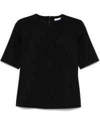 Max Mara - Logo Wool T-Shirt - Lyst