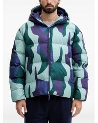 EA7 - Chaqueta Con Capucha Y Motivo Militar - Lyst