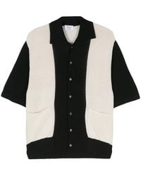 Winnie NY - Gebreid Overhemd Met Colourblocking - Lyst