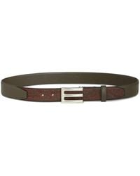 Etro E Logo Belt in Black for Men | Lyst