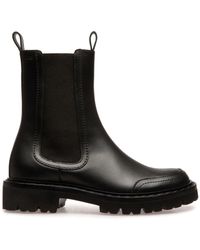 Bally - Nalyna Leather Chelsea Boots - Lyst