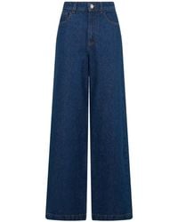 Moorer - Wide-Leg Jeans - Lyst