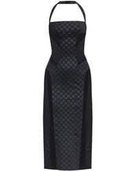 MISBHV - Midi-Jurk Met Logoprint - Lyst