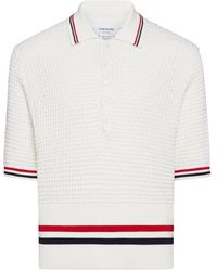 Thom Browne - Polo Con Estampado A Rayas - Lyst