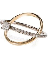 Charlotte Chesnais - 'Eclipse' Ring Mit Diamanten - Lyst