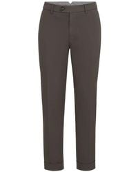Brunello Cucinelli - Garment-Dyed Italian Fit Trousers - Lyst