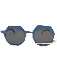 MASAHIROMARUYAMA - Geometric-Frame Sunglasses - Lyst