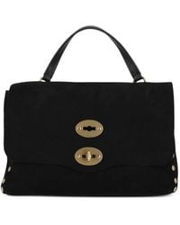 Zanellato - Pochette Postina En Cuir À Détails De Clous - Lyst
