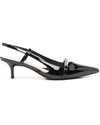 Pinko - 'Gloria' Patent Leather Slingbacks - Lyst