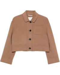 Max Mara - Giglio Button-Down Cropped Jacket - Lyst
