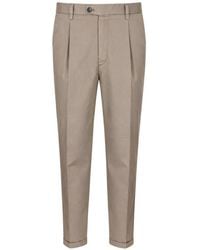 Devore - Pressed-Crease Tailored Trousers - Lyst