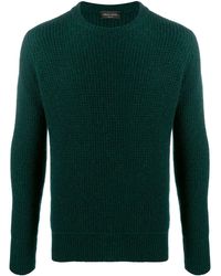 Roberto Collina Waffle Knit Jumper - Green