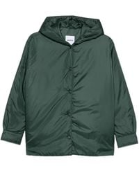 Aspesi - Beth Hooded Buttoned Jacket - Lyst