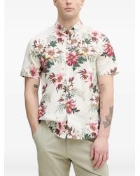 Lindbergh - Floral-Print Button-Down Shirt - Lyst