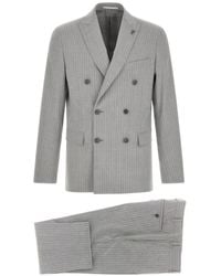 Pal Zileri - Pinstripe Double-Breasted Suit - Lyst