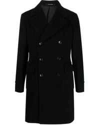 Tagliatore - Double-Breasted Wool-Blend Coat - Lyst