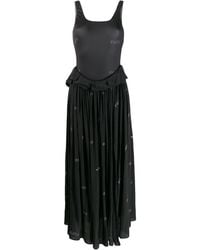 Natasha Zinko Mix-print Corset Dress | Lyst