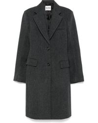 Miu Miu - Manteau En Laine Vierge - Lyst