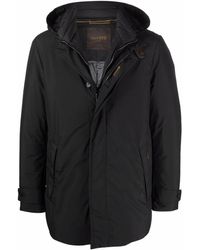 Moorer - ダブルレイヤー フーデッドコート - Lyst