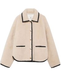 Anine Bing - Piped Camden Teddy Jacket - Lyst