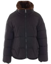 Vegancode - Padded Faux-Fur-Trim Jacket - Lyst