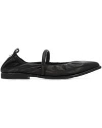 Ash - Bella Pointed-Toe Elasticated Ballet Flats - Lyst