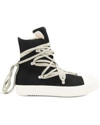 Rick Owens - Zapatillas altas con cordones - Lyst