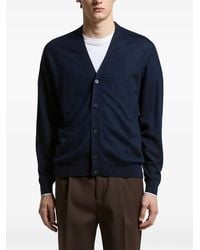 Peserico - V-Neck Button Cardigan - Lyst