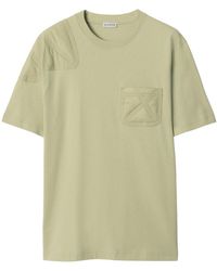 Burberry - T-shirt à design à empiècements - Lyst