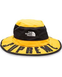 Supreme Cappello Horizon Breeze con logo TNF SS19 - Giallo