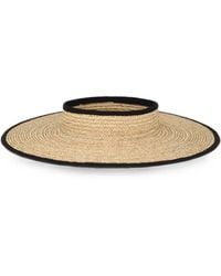 Gigi Burris Millinery - Ines Wide-Brim Visor - Lyst