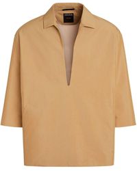 Zegna - Oasi Lino Linen Shirt - Lyst