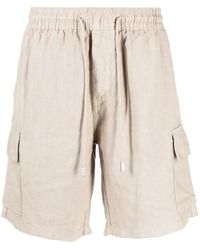 Vilebrequin - Logo-Patch Linen Shorts - Lyst