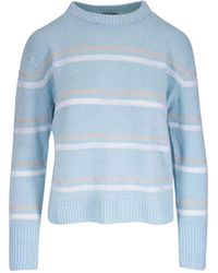 Kinross Cashmere - Jersey A Rayas - Lyst