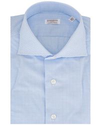 Borriello - Gingham-Pattern Button-Down Shirt - Lyst