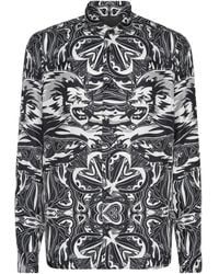 Philipp Plein - Dandy Lion Circus Silk Shirt - Lyst