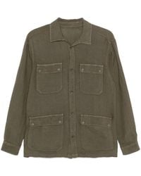 Herno - リネン シャツジャケット - Lyst