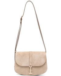 Tom Ford - Small Kara T-Bar Suede Crossbody Bag - Lyst