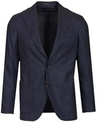 Al Duca d'Aosta - Peak-Lapel Single-Breasted Blazer - Lyst
