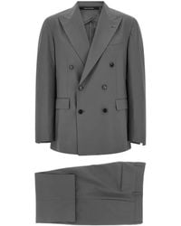 Tagliatore - Doppelreihiger Anzug Mit Steigendem Revers - Lyst