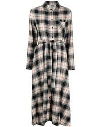 Woolrich - Check Shirt Dress - Lyst