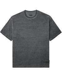 Izzue - Slogan-embroidered Cotton T-shirt - Lyst