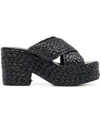 Sergio Rossi - Mules Mit Plateau 85Mm - Lyst